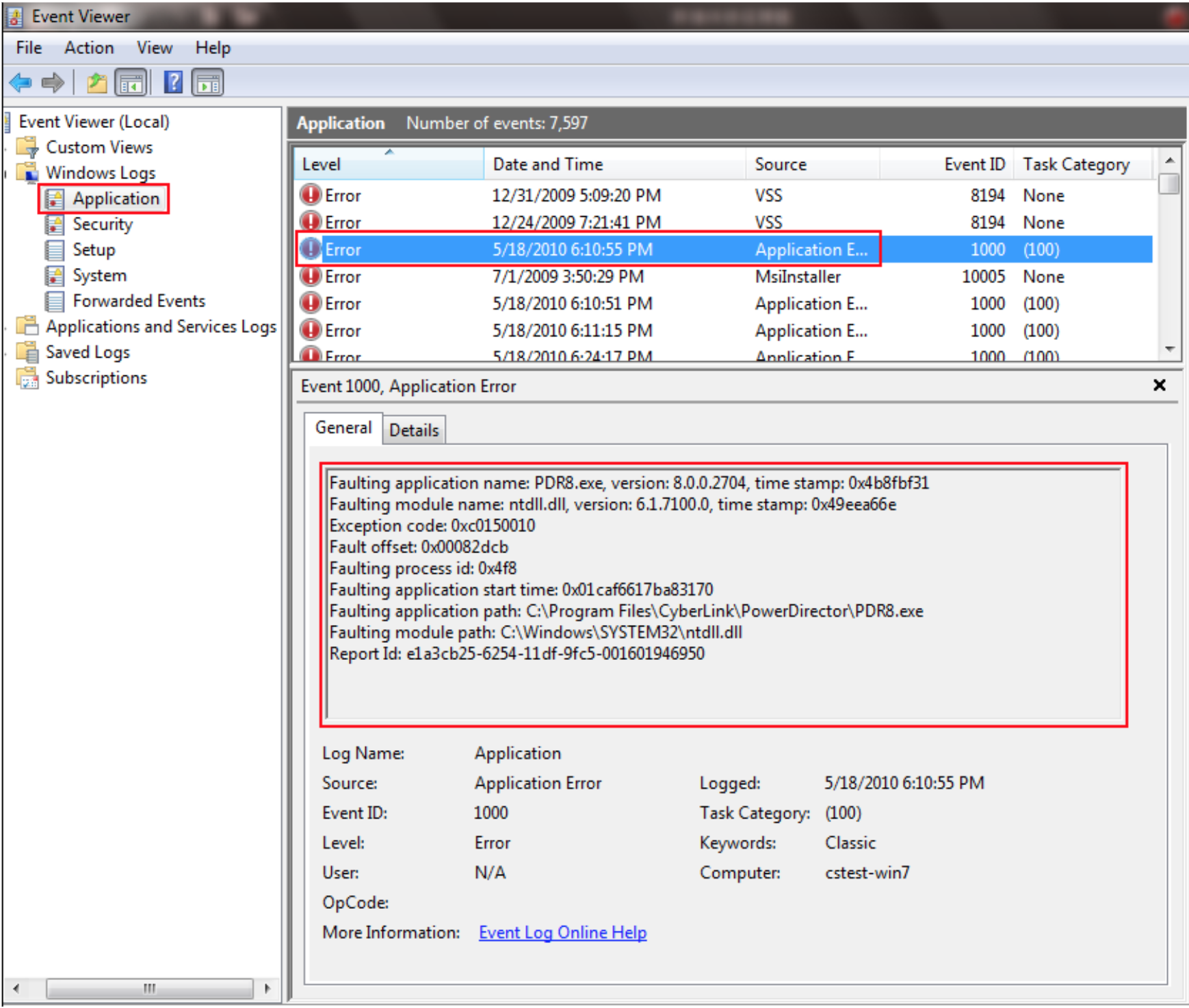 How to locate and send a crash report in Windows – vanspace